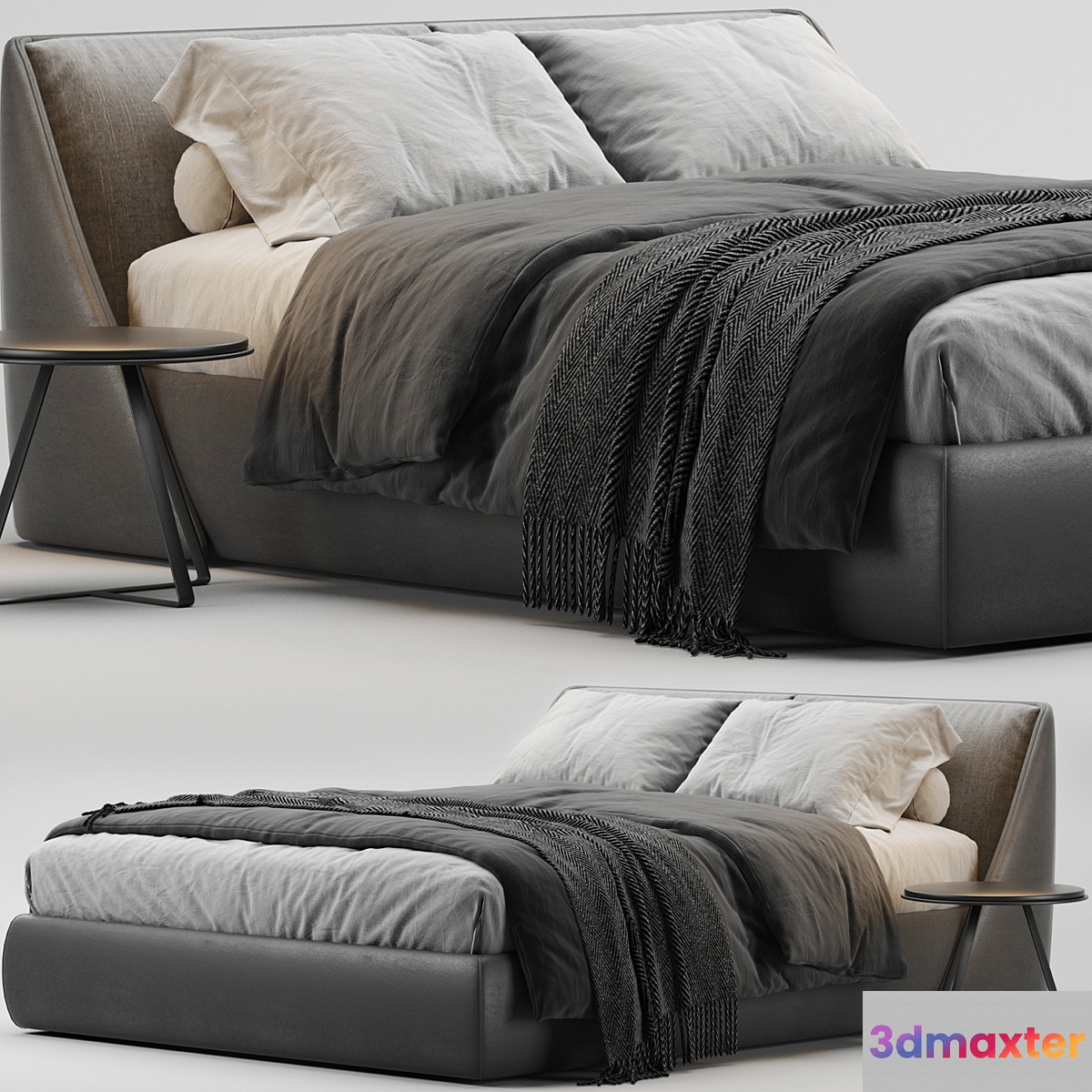Alivar lagoon bed 3D Max