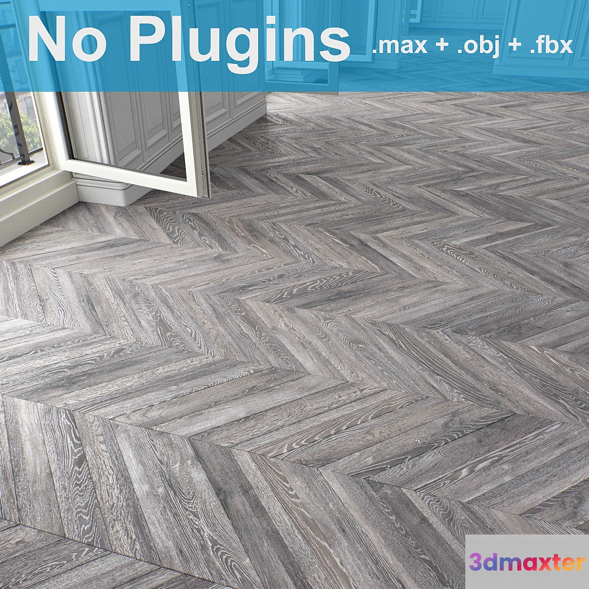 Parquet 8-3-4 3D Max