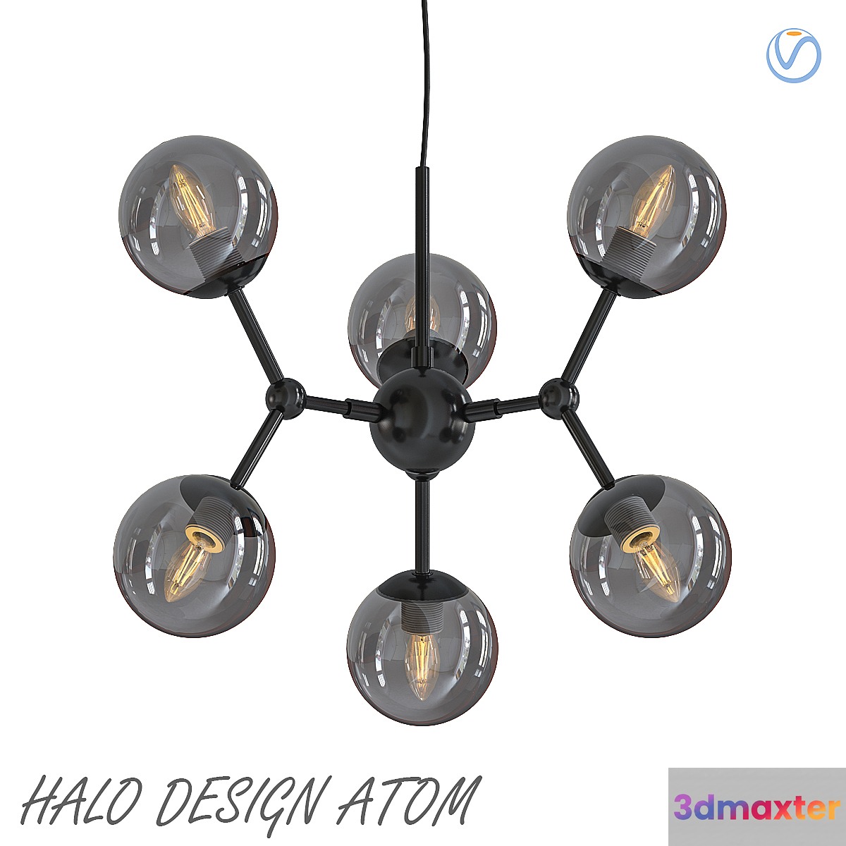 Halo Design Atom 3D Max