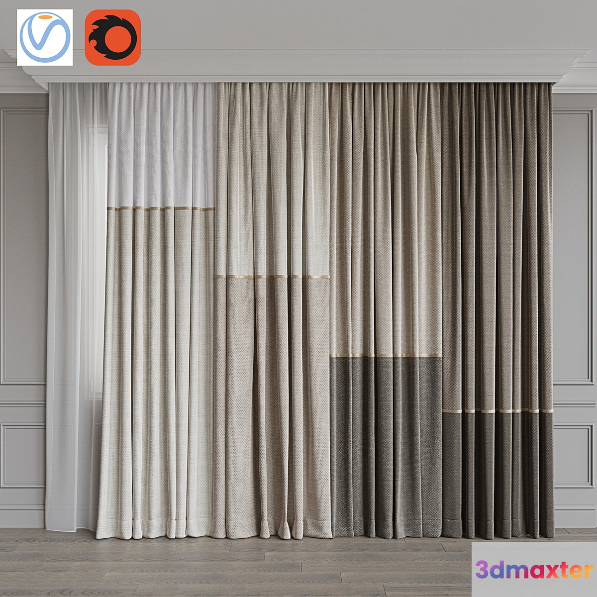 Set of curtains 92