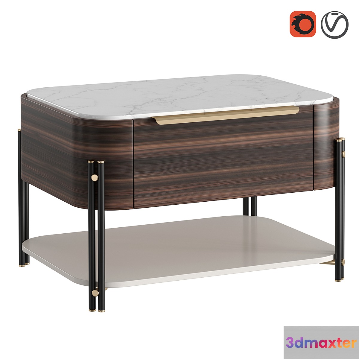 BAMBOO I bedside table