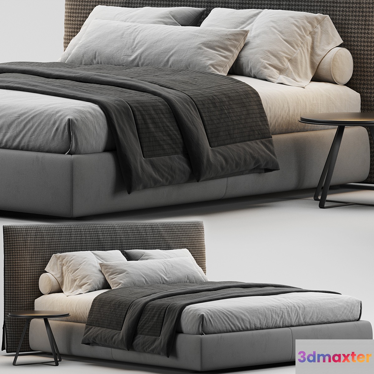 Poliform bruce bed 3D Max