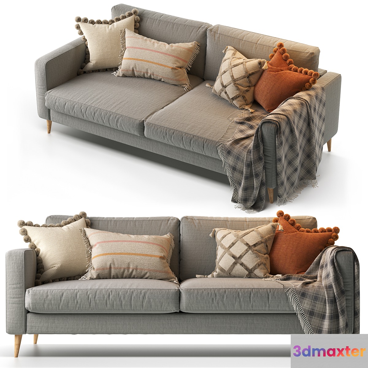 Bohemian Two seater sofa 3D Max