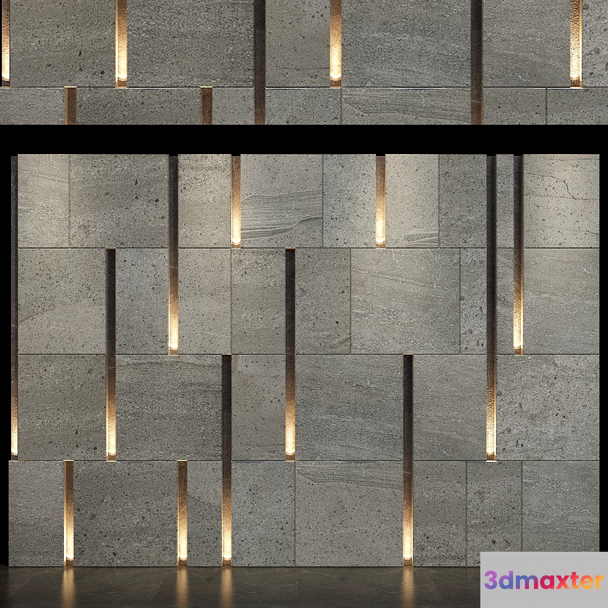Wall Panel 17 - No.2 3D Max