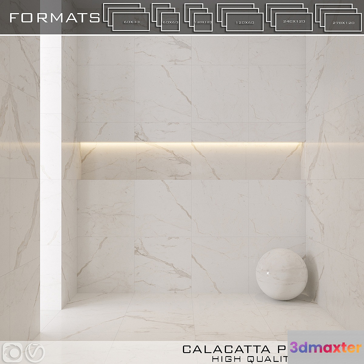 ATLAS CONCORDE CALACATTA PRESTIGIO 3D Max