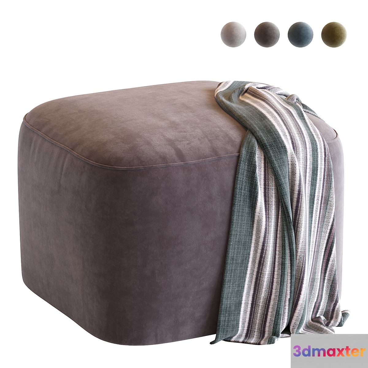 Fitz pouf 3D Max