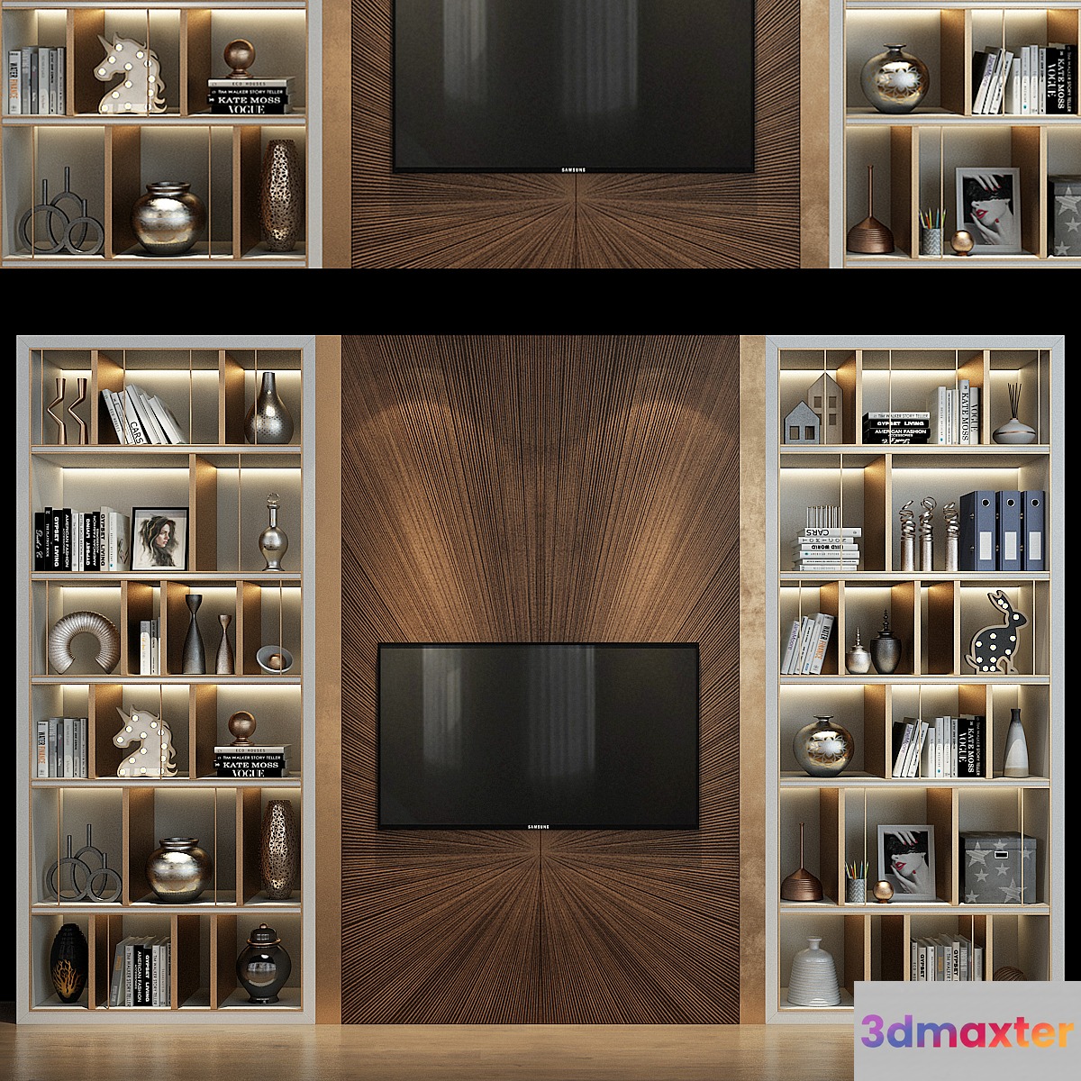 TV shelf 0330 3D Max
