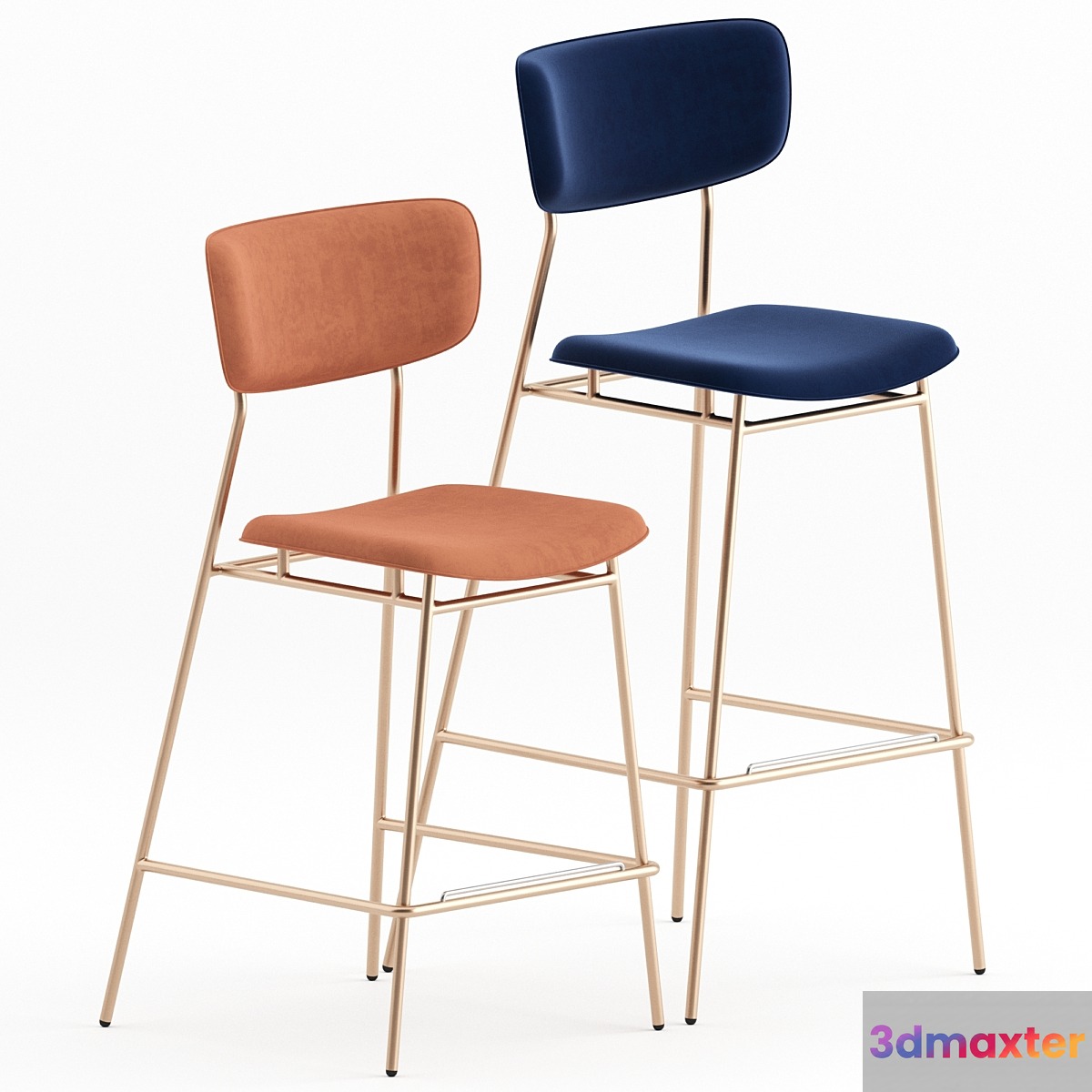 Fifties Stool by Calligaris 3D Max