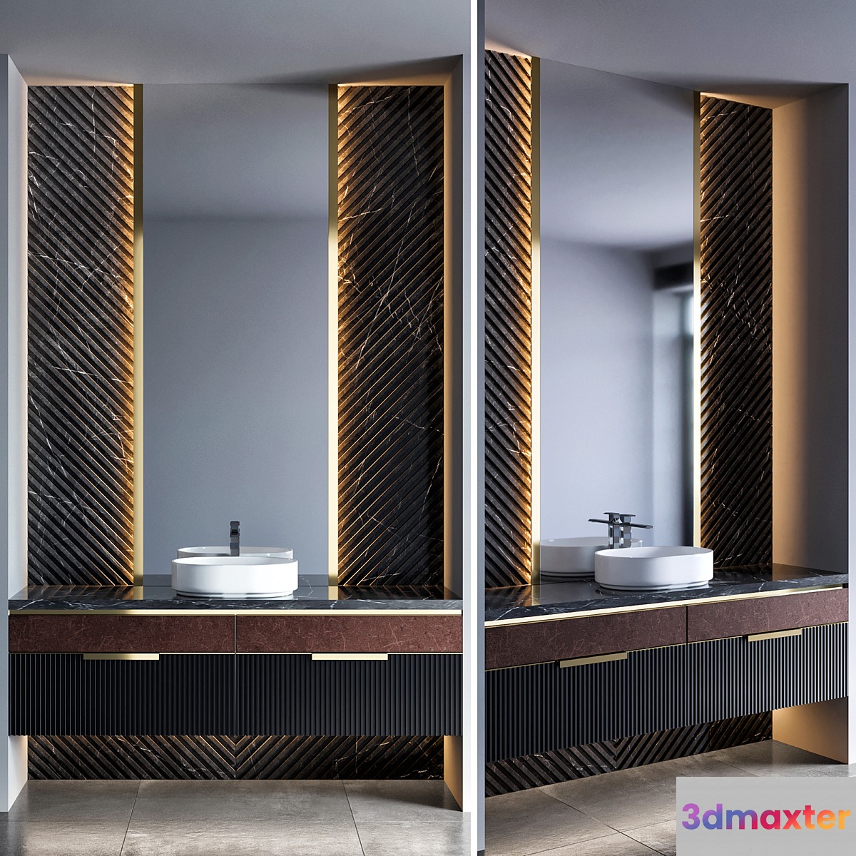 bathroom furniture 46 3D Max