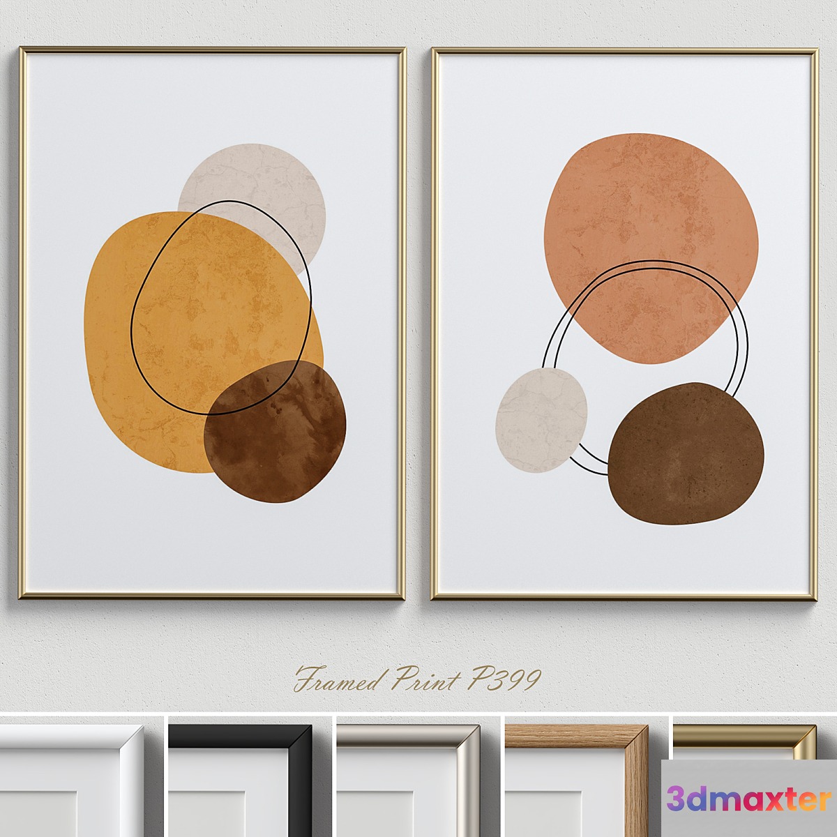 Framed Print P-399 3D Max