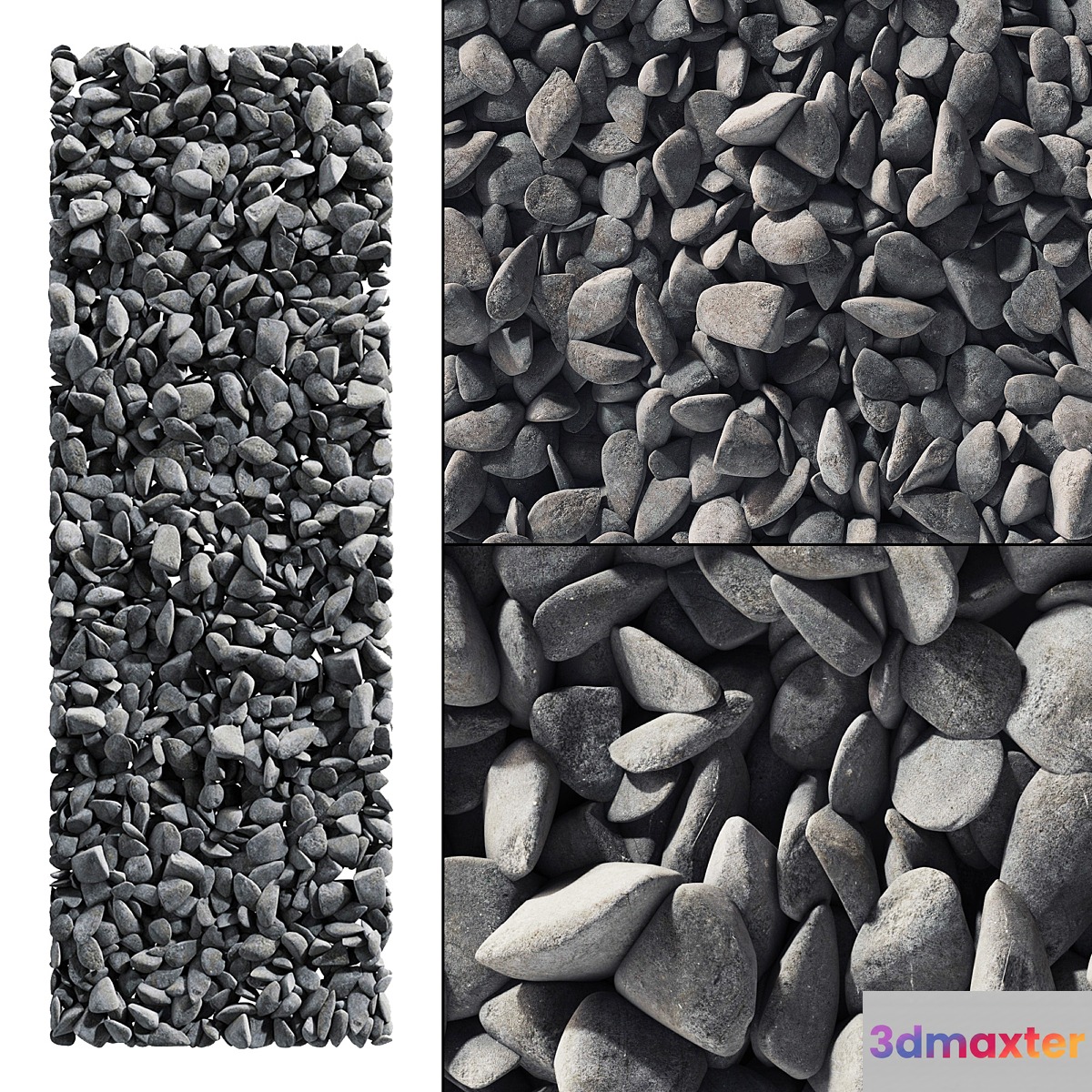 Pebble smooth splinter decor road n2
