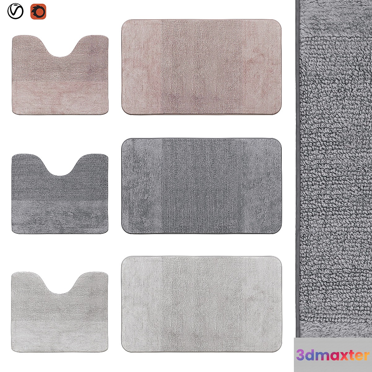 bath rugs | 38 3D Max