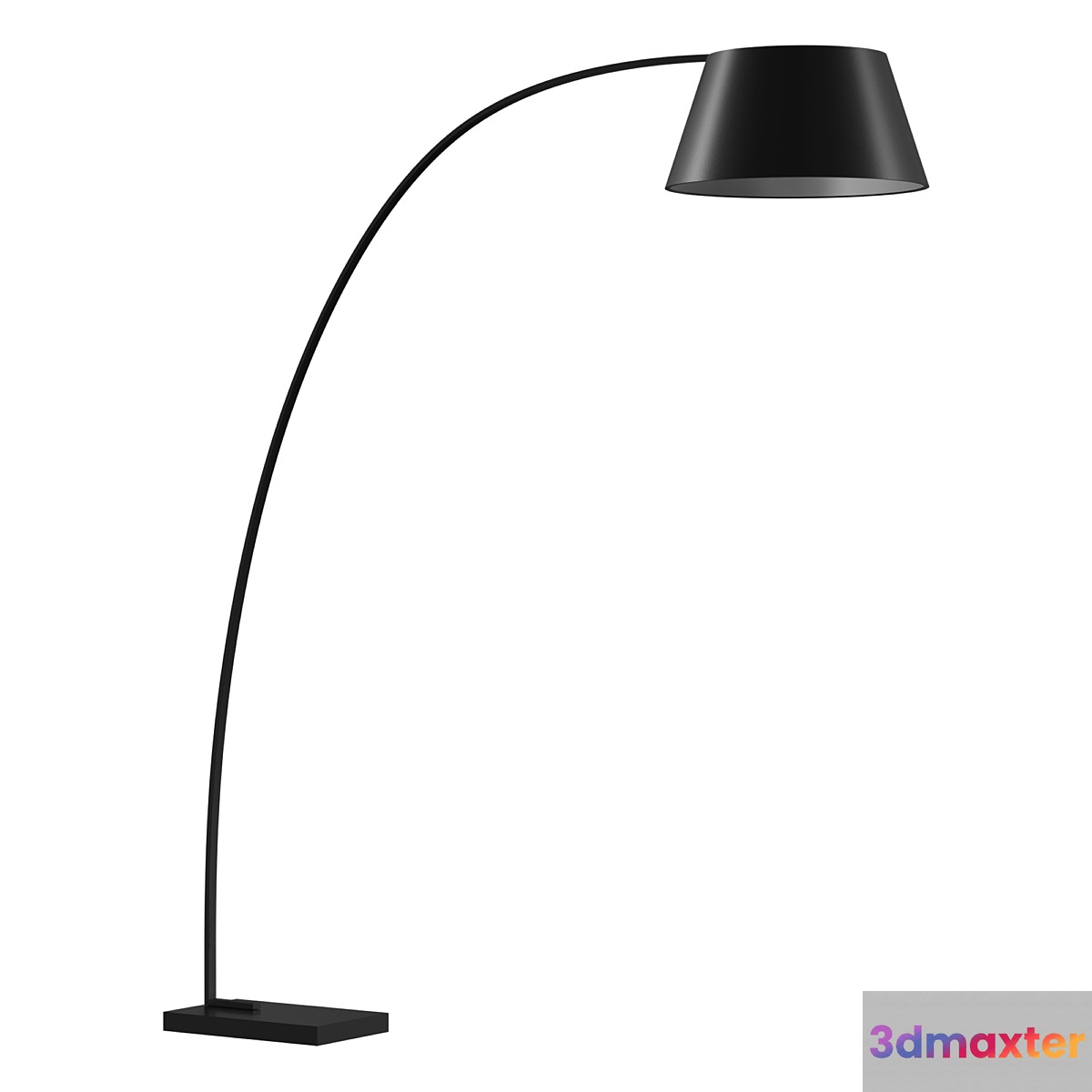 Floor lamp Chop black 3D Max