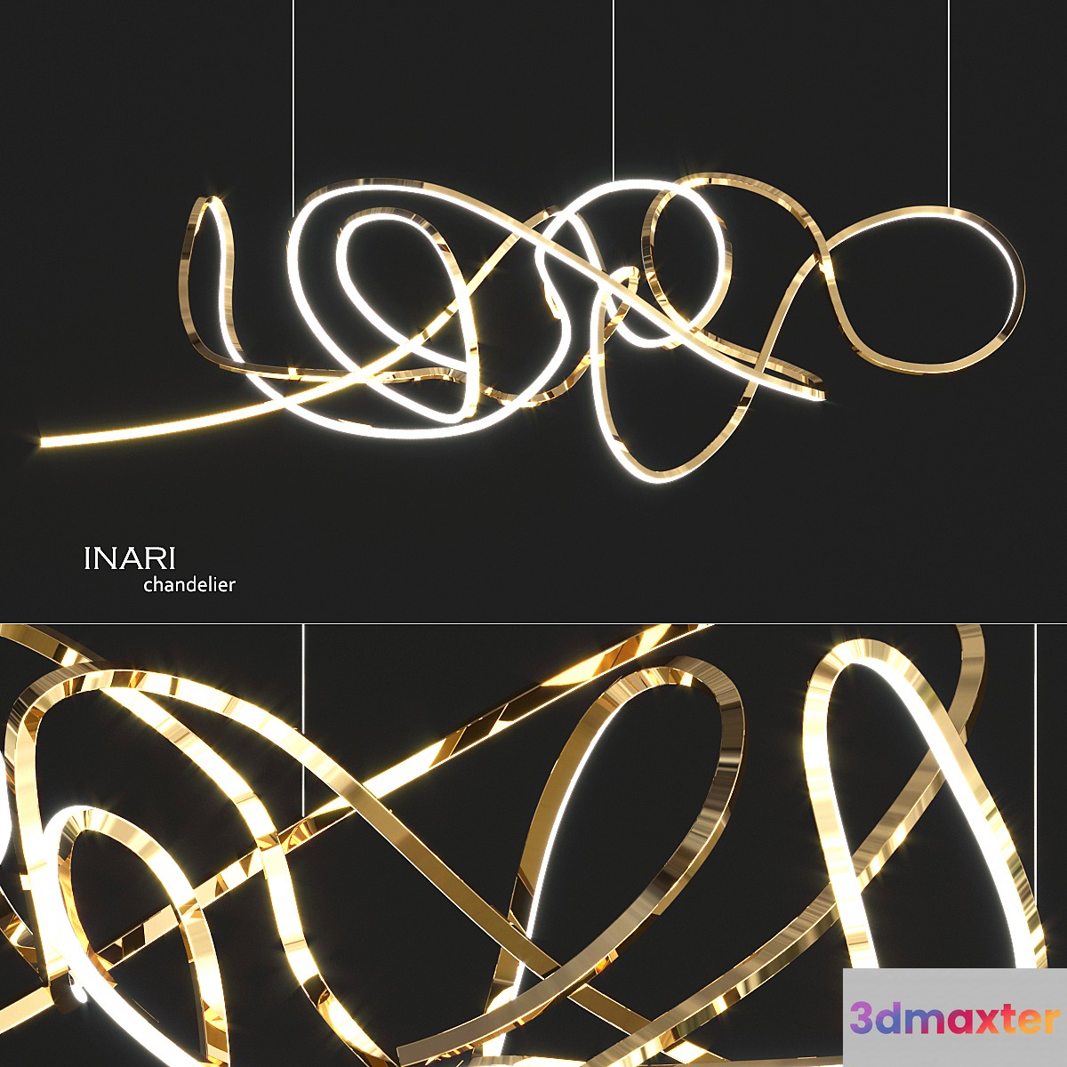 Inari Chandelier by Cameron Design 3D Max
