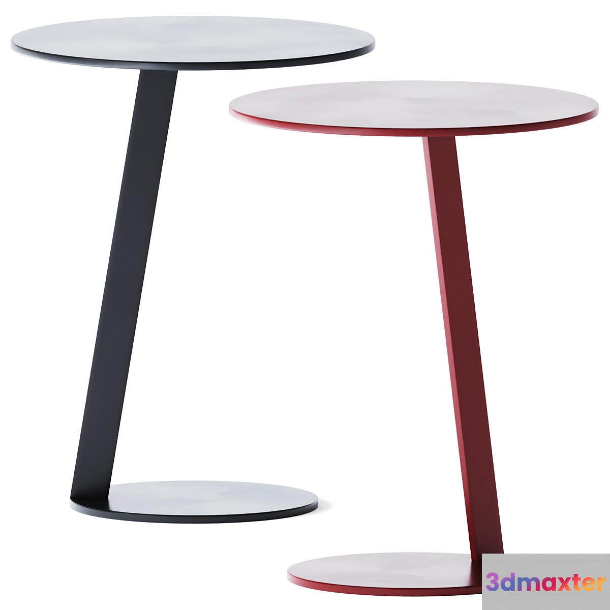 Metal Side Table Puck by Jesse 3D Max