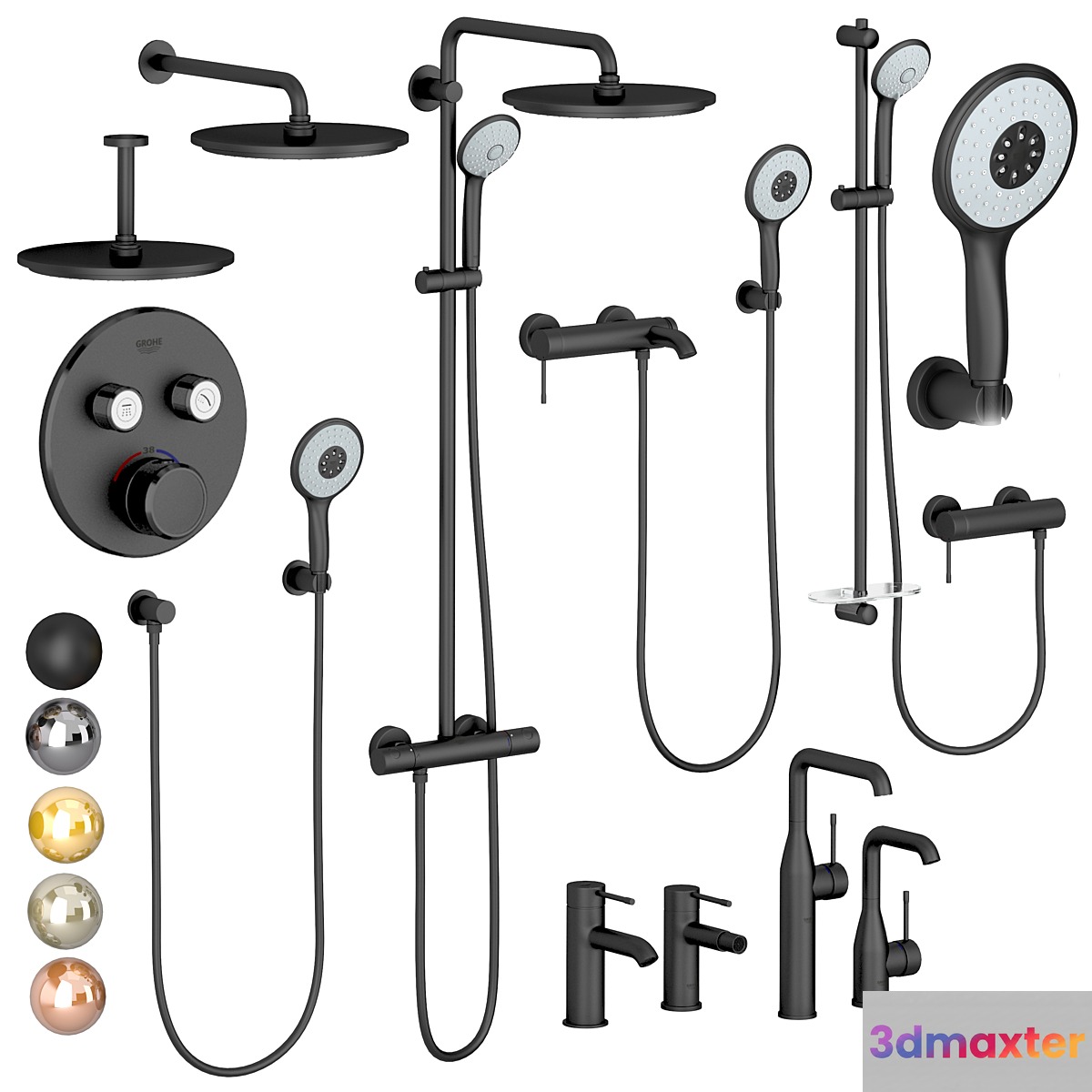 Grohe set 1 | Essence | Euphoria | with adjustable watering can - No.2