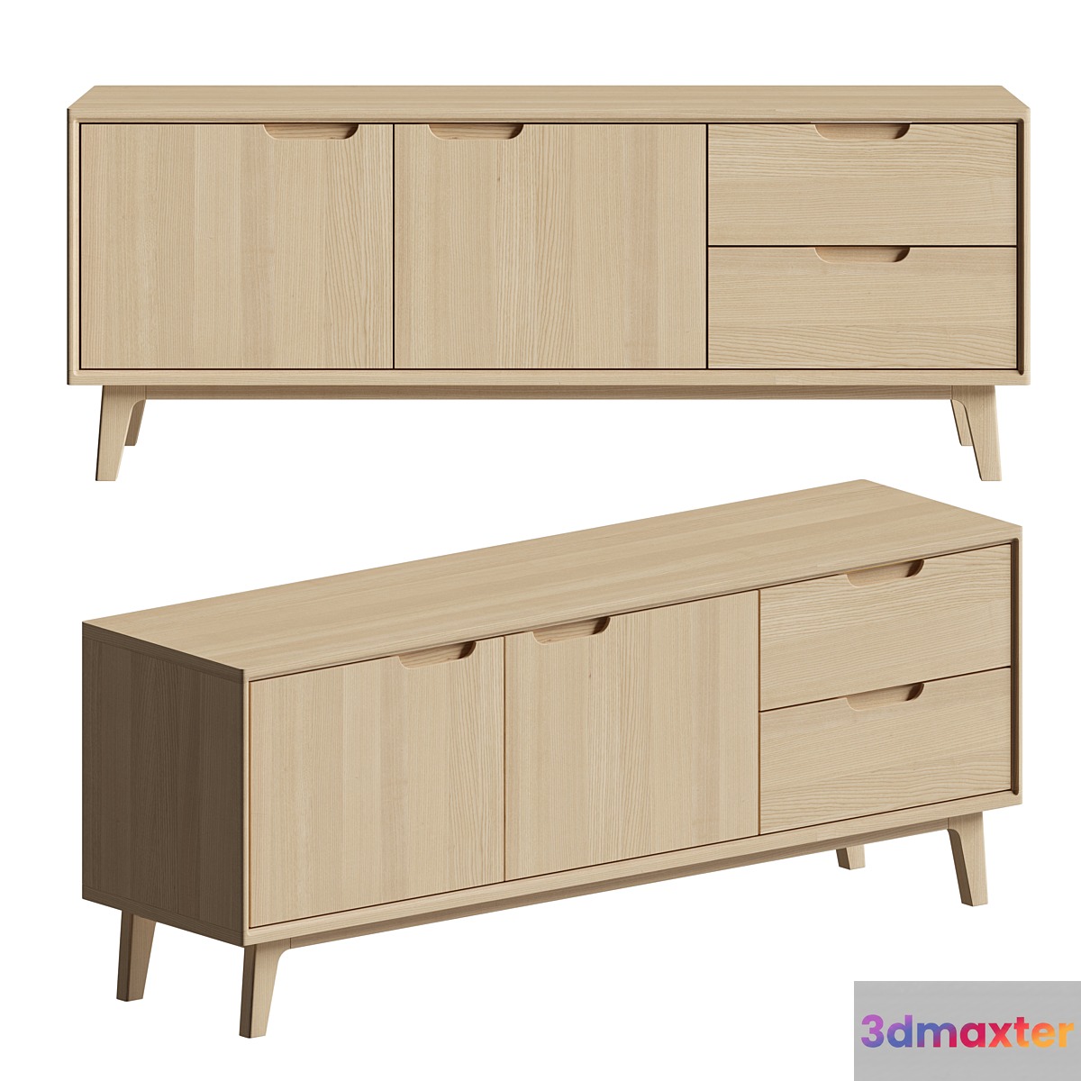 Nord Low 2 Door Sideboard