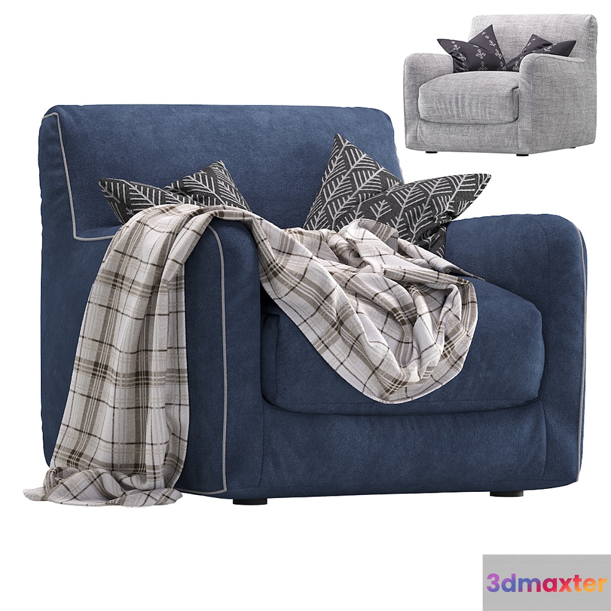 Armchairs BOLD by Paola Navone 3D Max