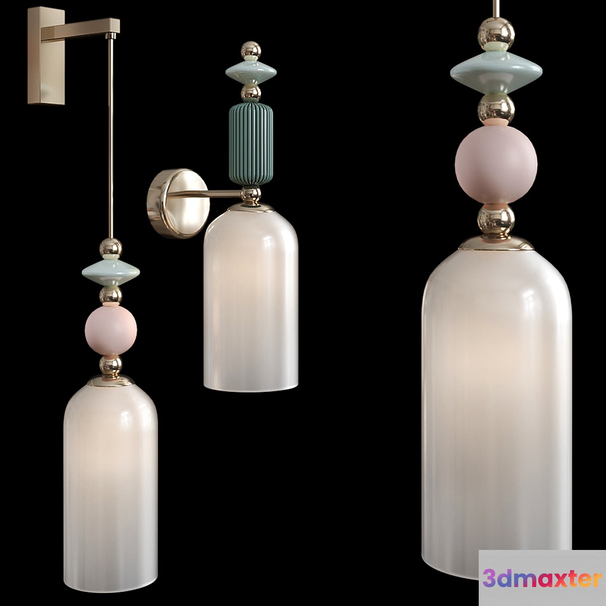 Wall lamp Odeon Light 4861 _ 1W CLASSIC ODL_EX21 3D Max