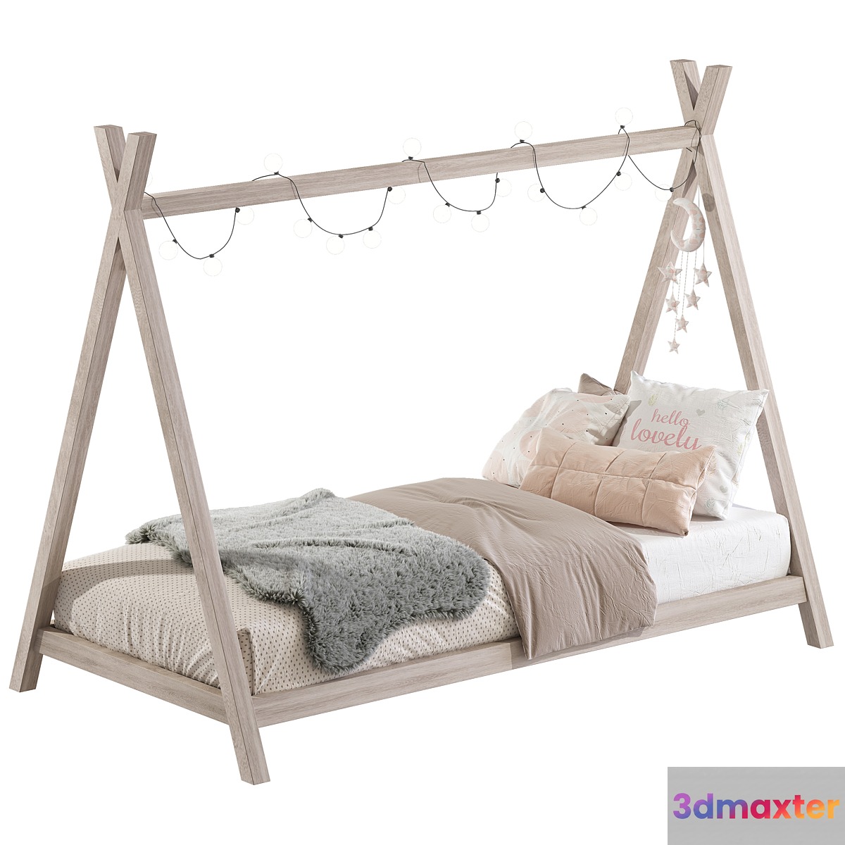Baby bed in the form of a house 4