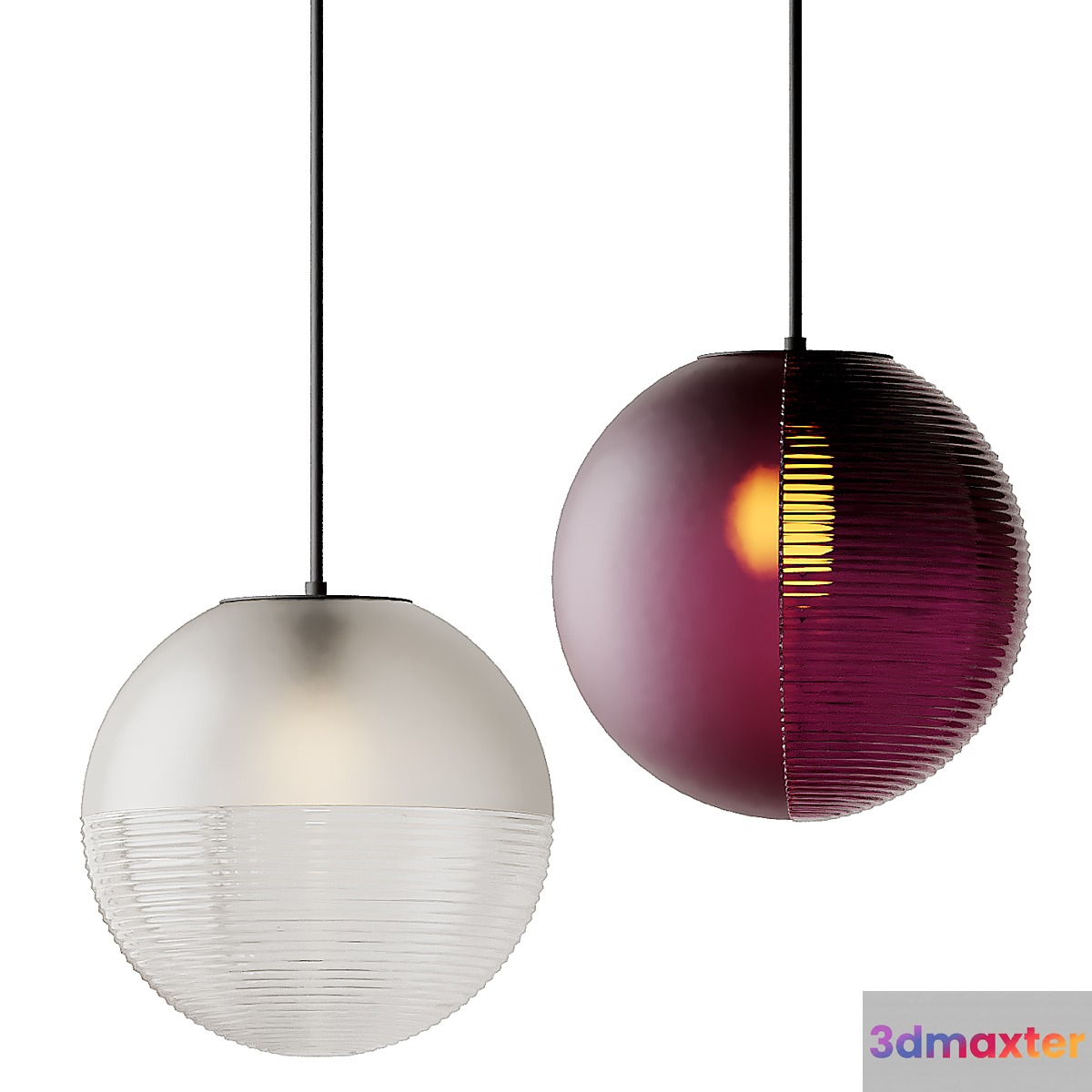 Stellar Pendant Lamp Series by Sebastian Herkner 3D Max