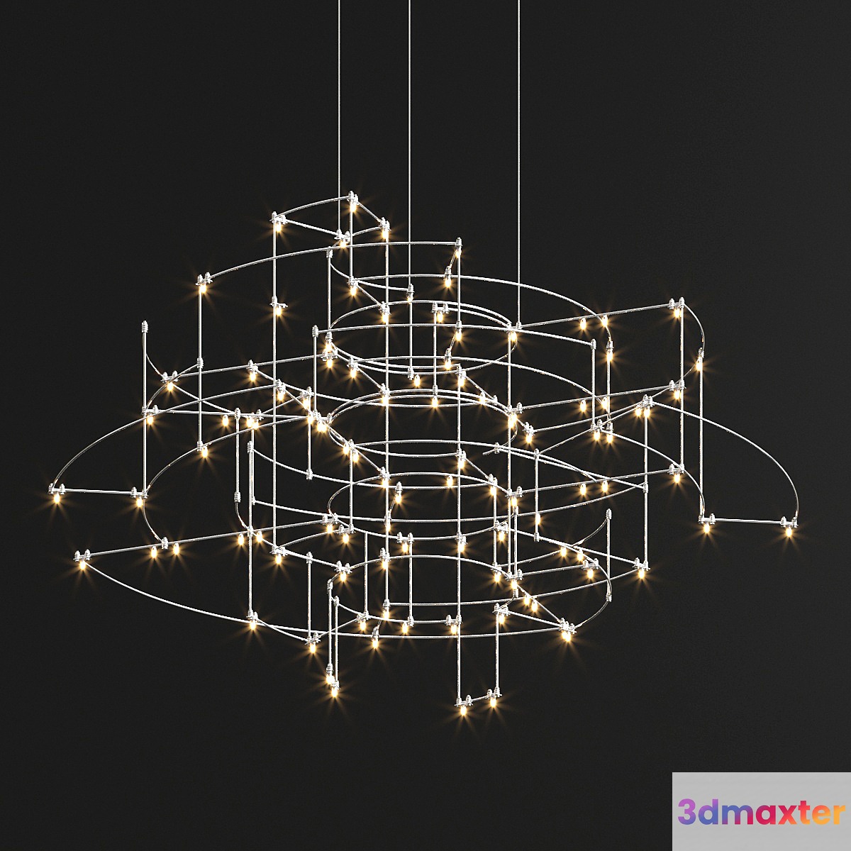 QuasazR specter chandelier 3D Max