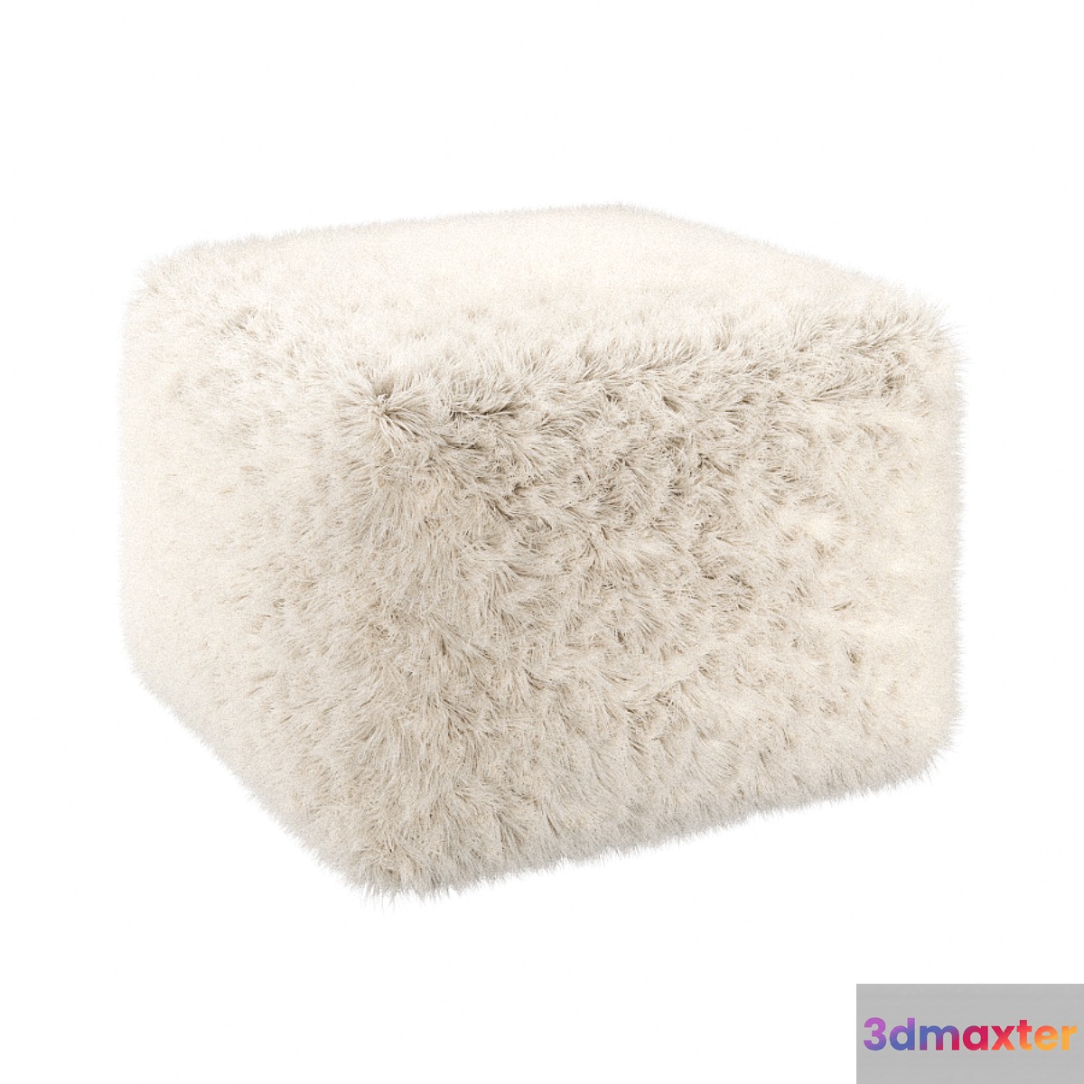 Fur pouf