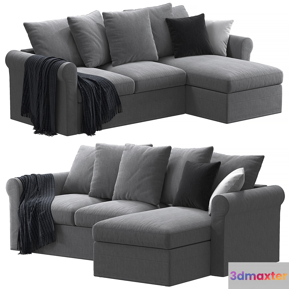Ikea Harlanda Chaise Longue 3D Max
