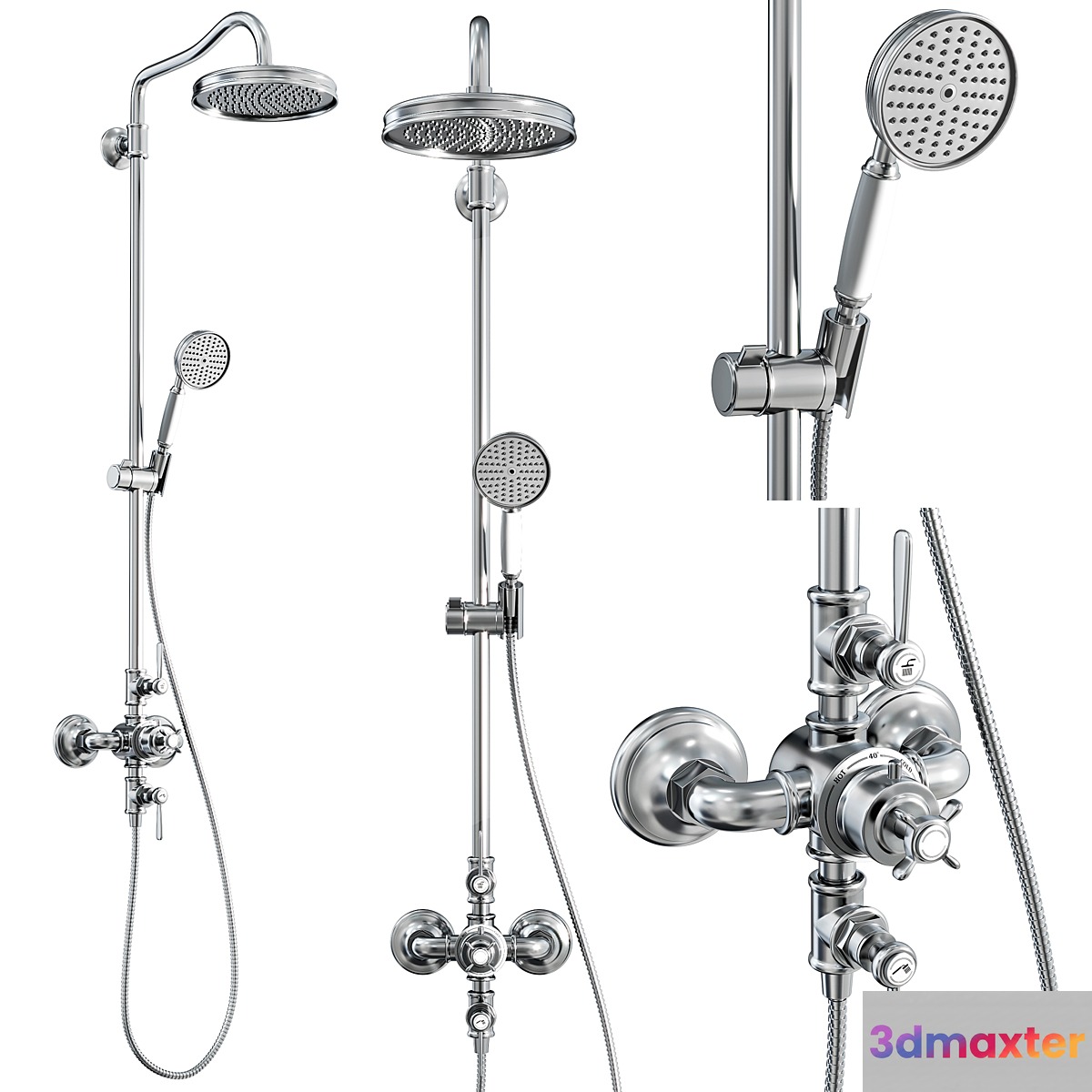 Axor Montreux Shower 3D Max