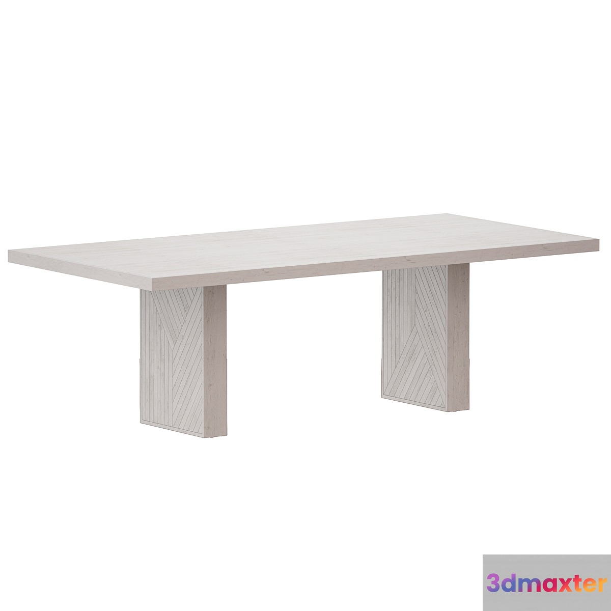 Dunewood Whitewashed Dining Table (Crate and Barrel)