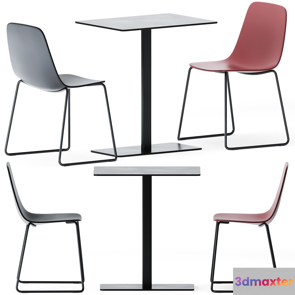 Table Sibi M by Ibebi 3D Max