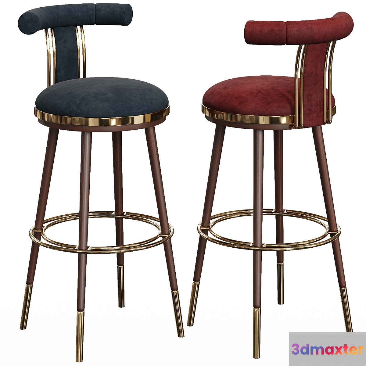 MORIS bar chair Mezzo collection 3D Max