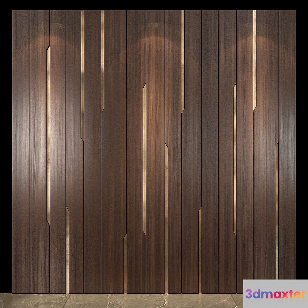 Wall Panel 19 - No.2 3D Max