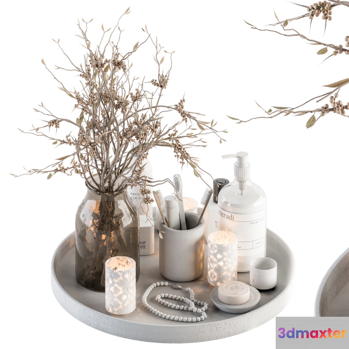 Bathroom Decor Set 14 3D Max