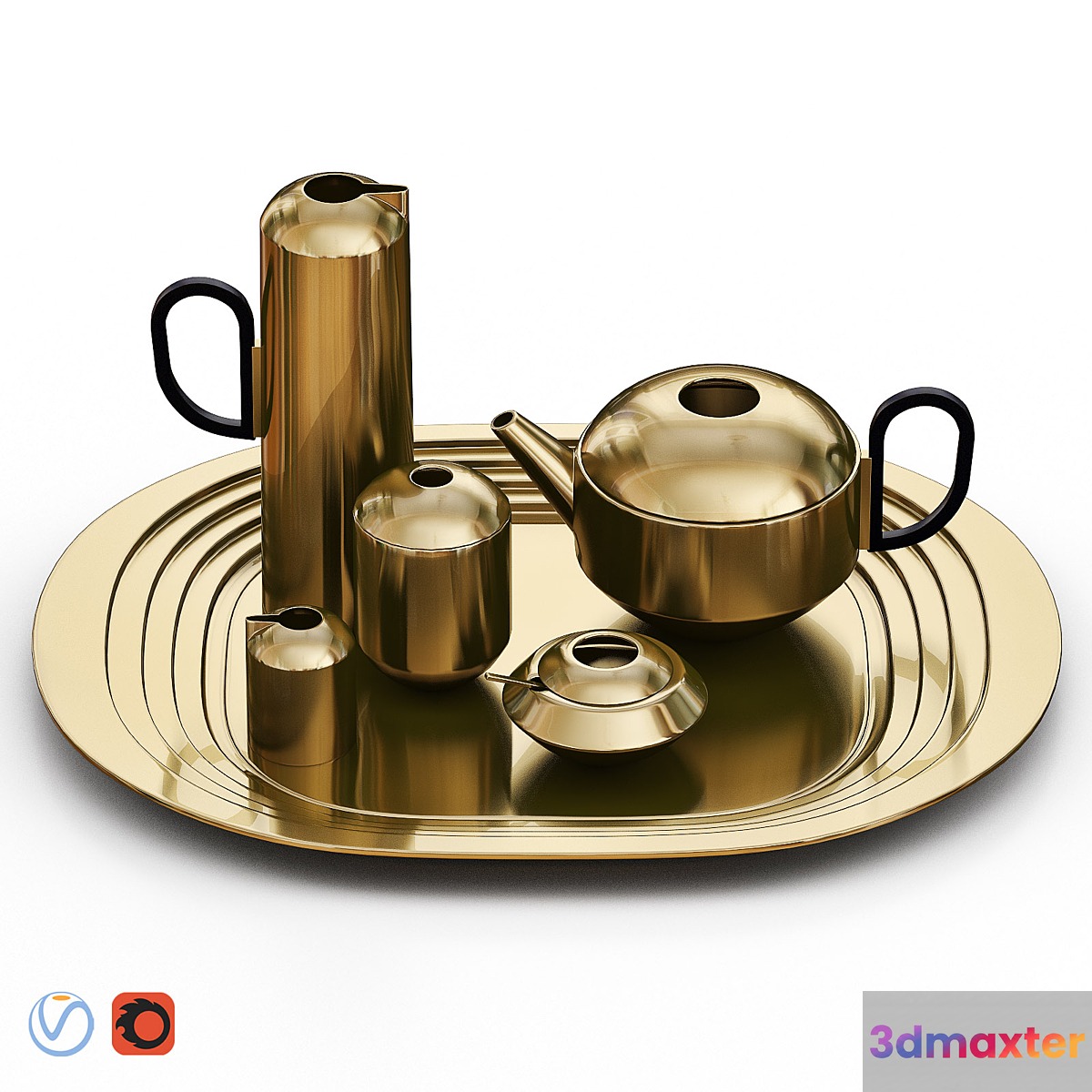 TOM DIXON - FORM Tea Set
