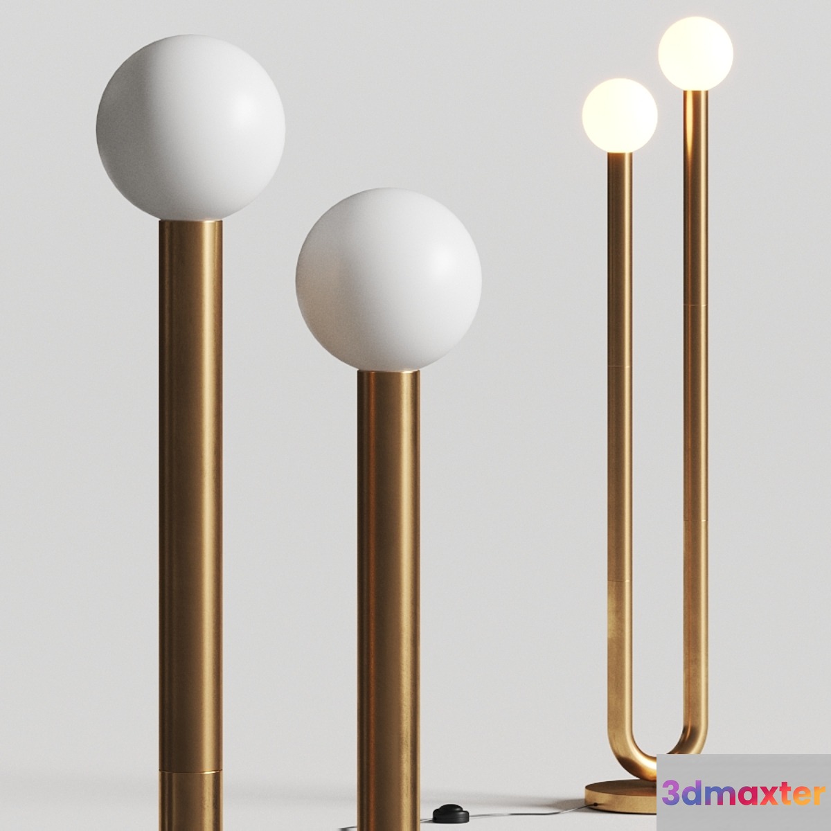 Anthropologie Bellamy Floor Lamp 3D Max