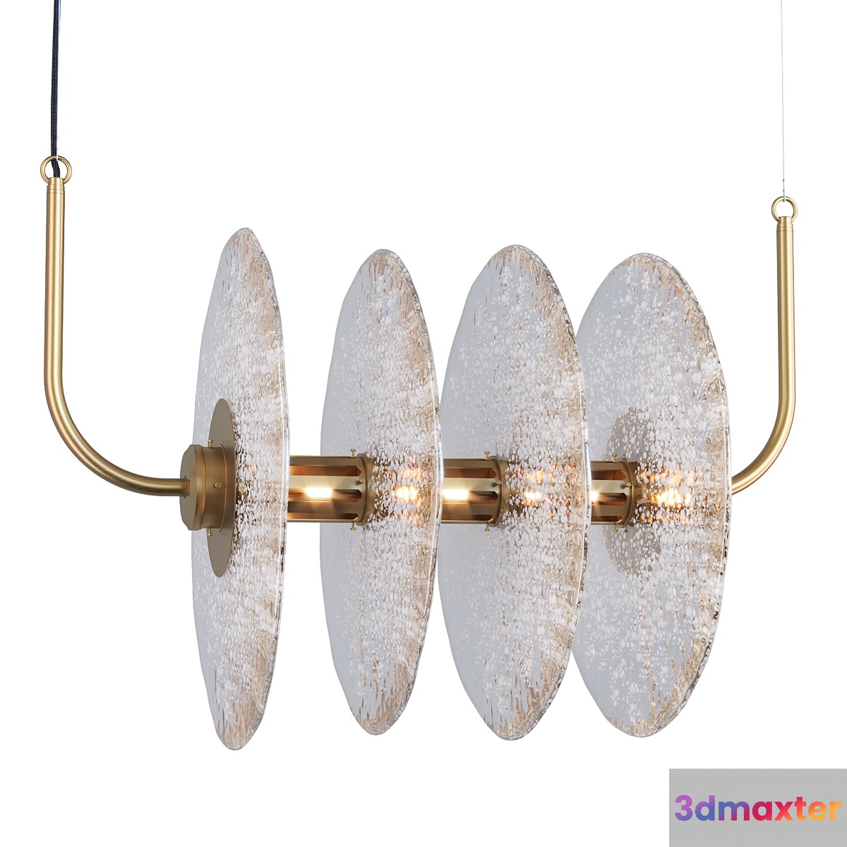 Sprinkled Glass chandelier art. 25644 by Pikartlights - No.3