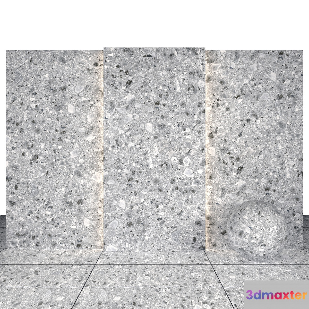 Terrazzo Light Stone 3D Max