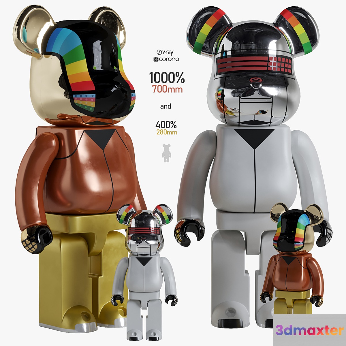 Bearbrick _ Daft Punk Discovery
