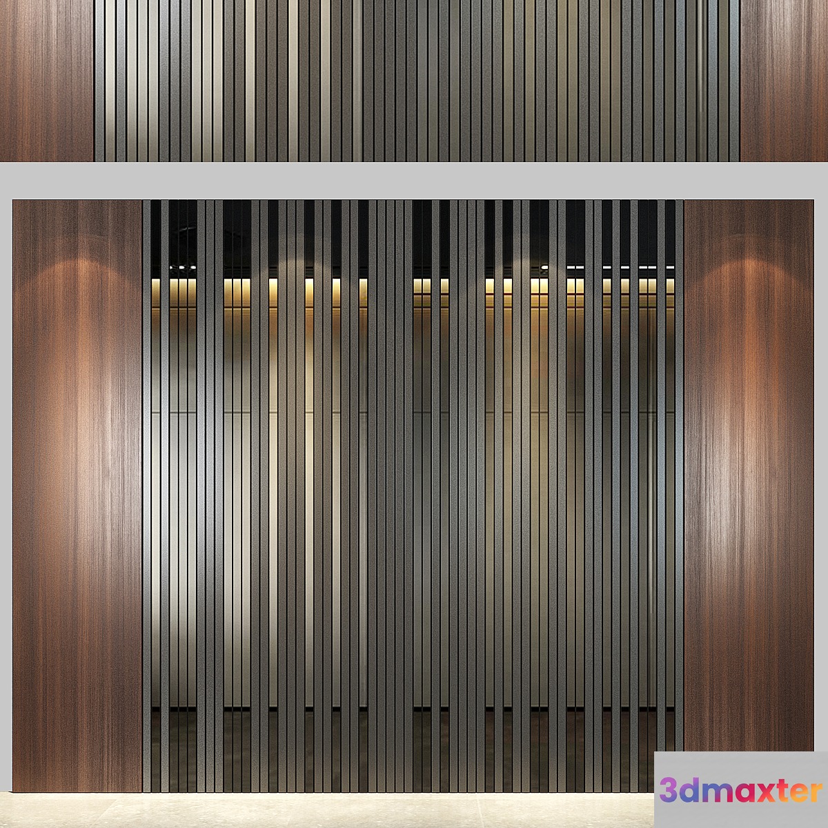 Wall Panel 21 3D Max