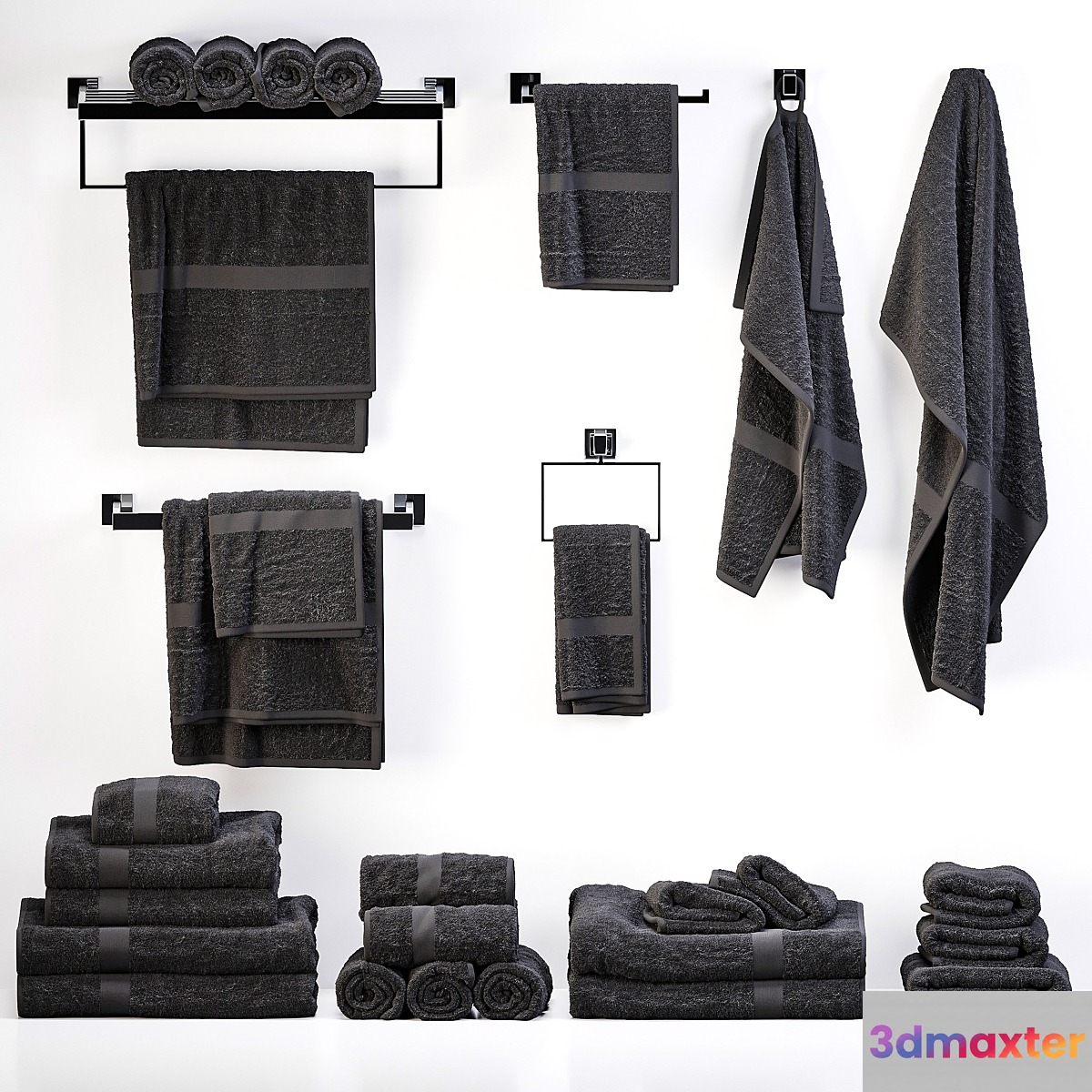 towels 37 3D Max