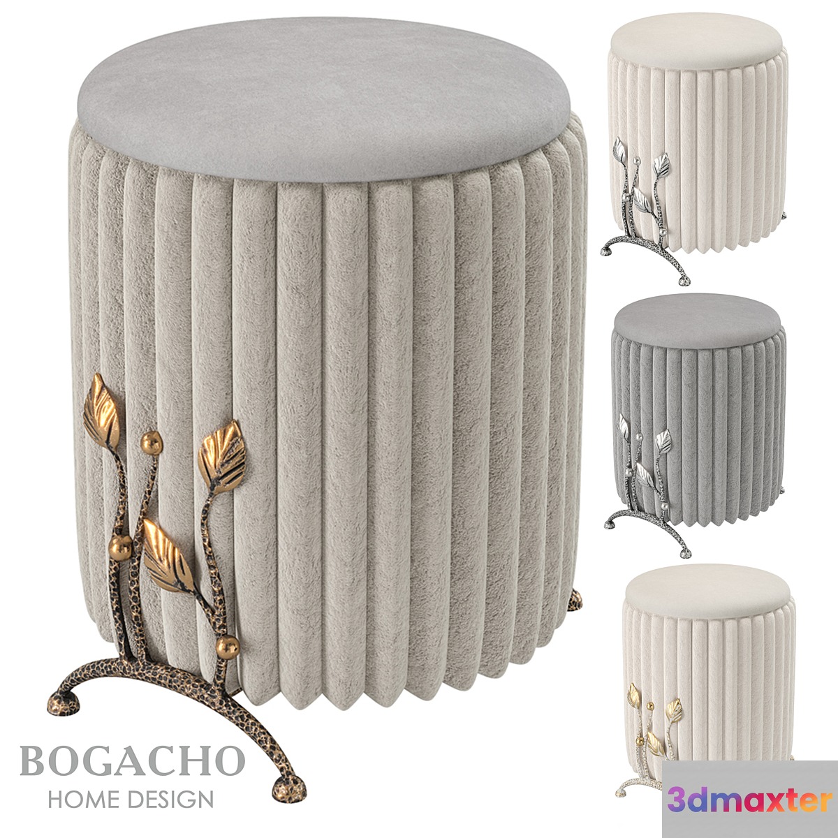 pouf Terra Grass OM 3D Max