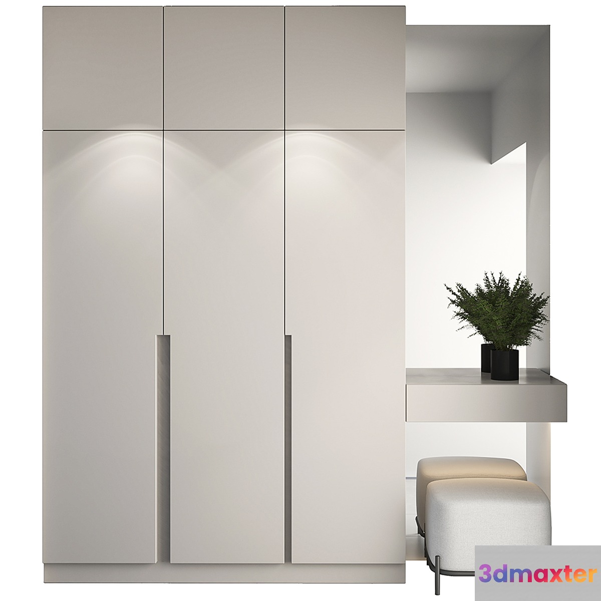 Hallway 3 3D Max