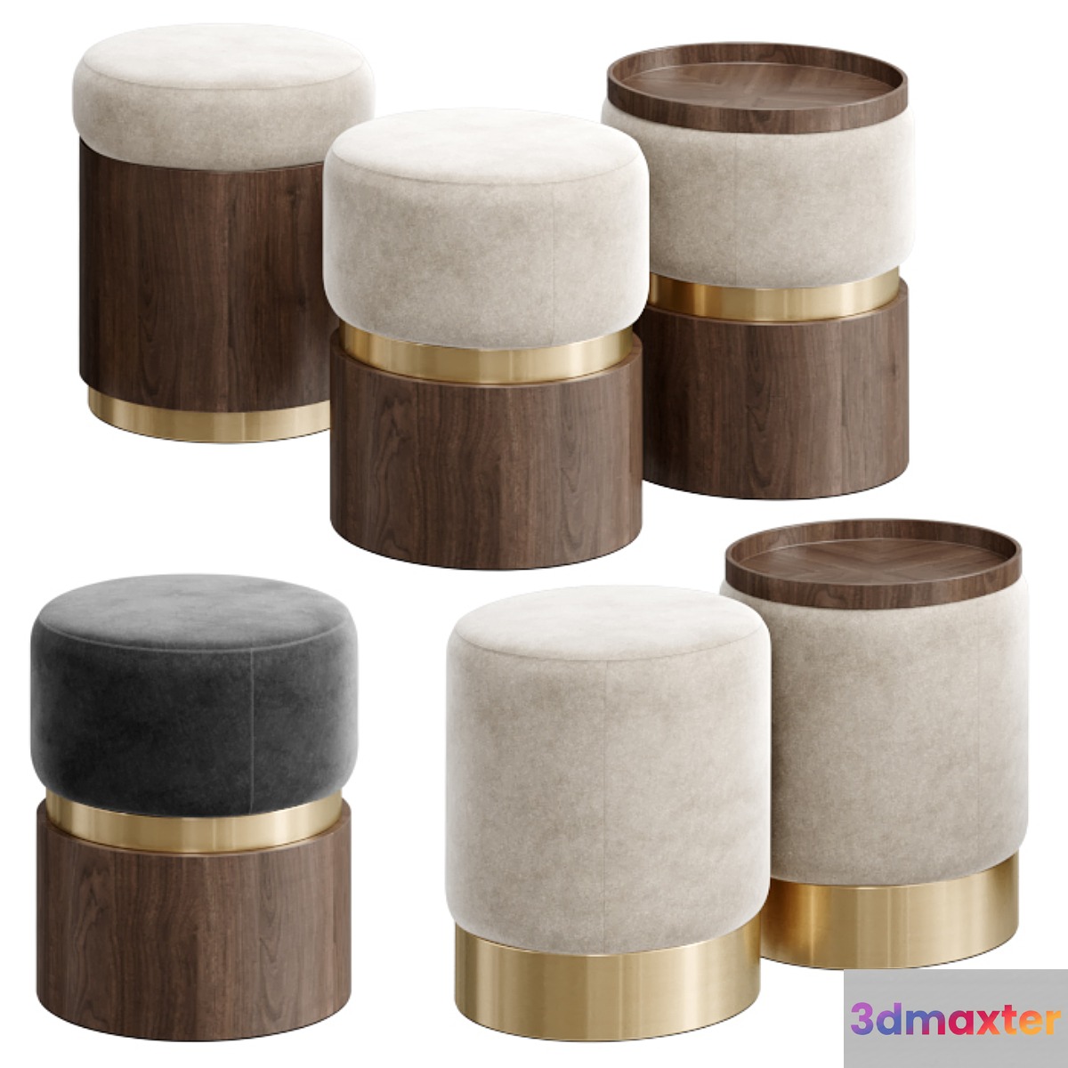 LUNE STOOLS by Carlyle Collective - No.3
