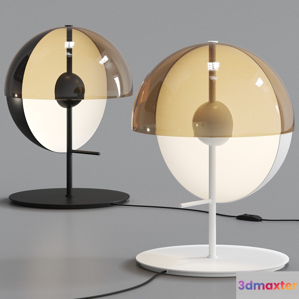 Theia P Black by Marset Table lamp - No.2 3D Max