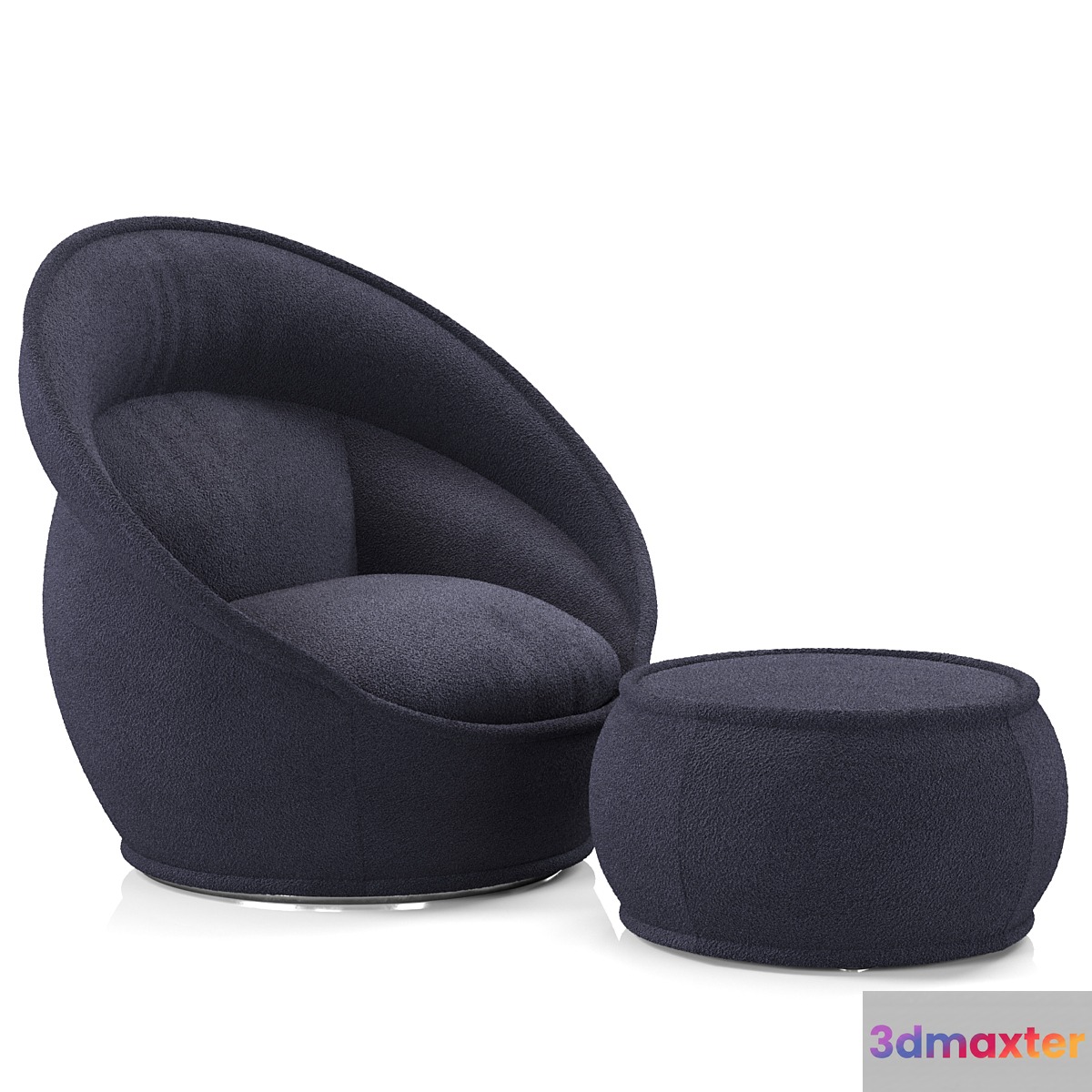 Roche Bobois Coiffe Pivoting Armchair 1 - No.4