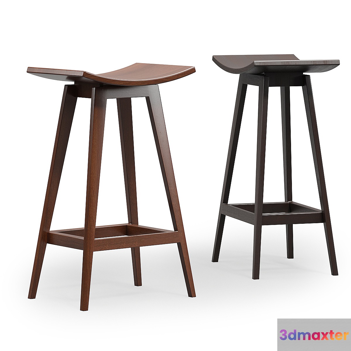 Bar stool - No.6 3D Max