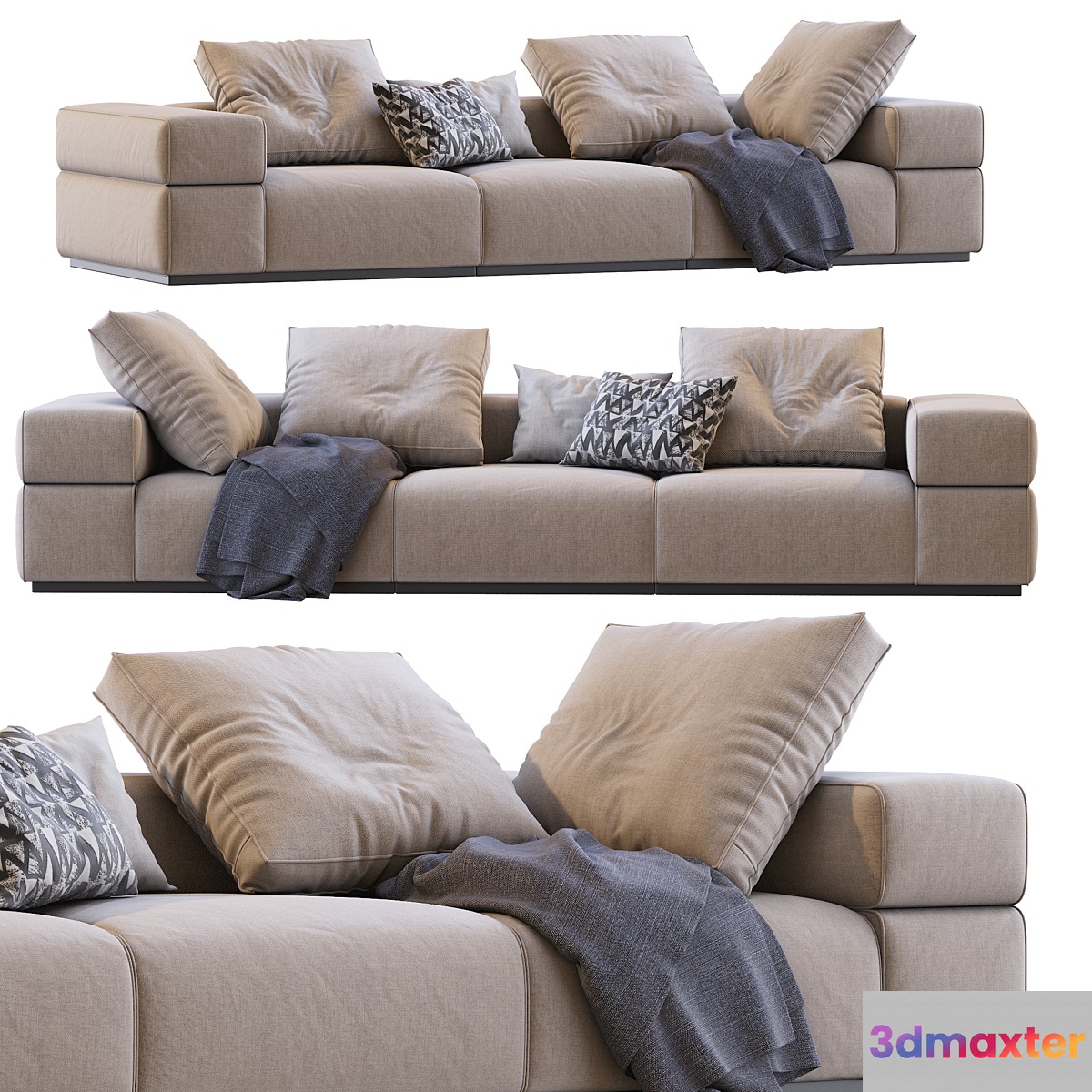 Sofa BRICK LANE By Lema - No.2 3D Max
