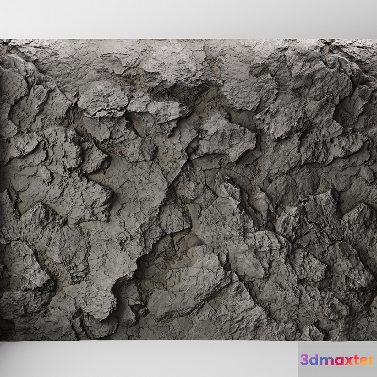 Rock cliff wall №15 3D Max