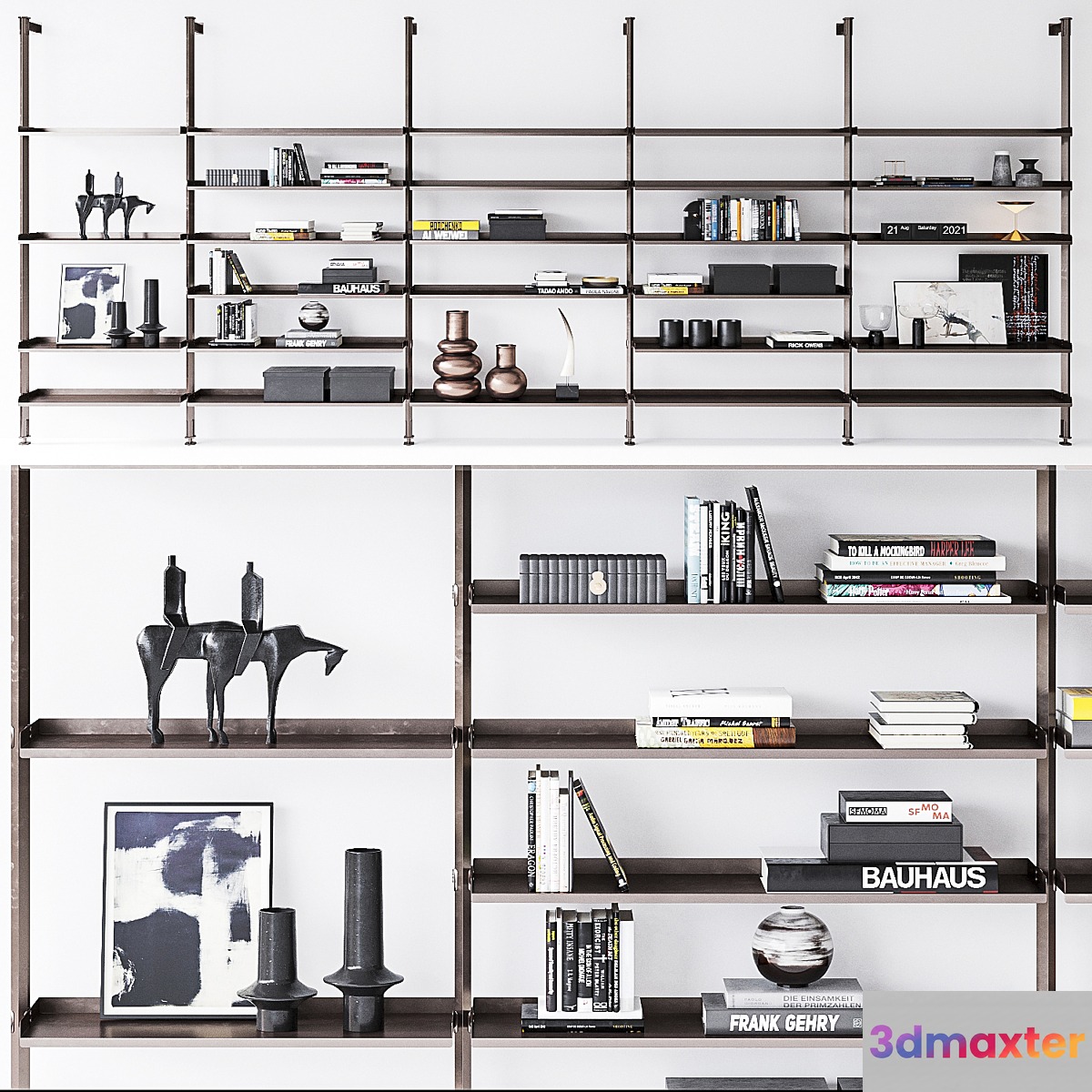Cattelan Italia Freeway Bookcase 3D Max